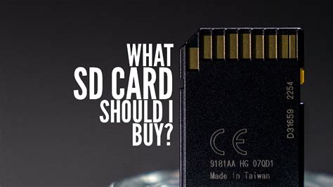 which sd card should i buy